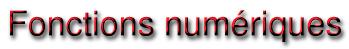 fonctions numériques