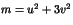 $m=u^2+3v^2$