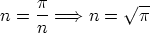     p-          V~ --
n = n ===>  n =   p  